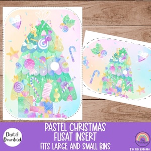 Inserto Flisat de Navidad pastel, Inserto Flisat de Navidad, Inserto Flisat imprimible, Inserto Flisat preescolar y niño pequeño, Mesa sensorial
