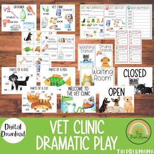Vet Clinic Dramatic Play, Pretend Play, Classroom Dramatic Play, Home Dramatic Play, Playroom, Preschool Classroom, Play Doctor, Play Vet