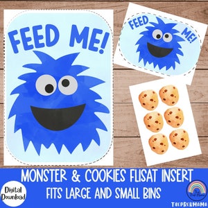 The Cookie Monster From Sesame Street LARGE 