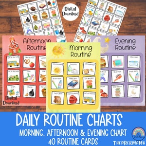 Mitt dagliga rutinschema, utskrivbart syssloschema, rutinschema, syssloschema för barn, förskolerutinschema, utskrivbart, barnrutinschema