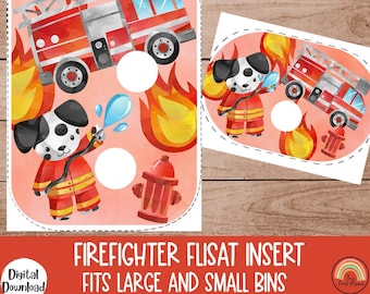 Firefighter Flisat Inserts, Flisat Table, Flisat Insert Printable, Flisat Insert Preschool, Sensory Table, Sensory Inserts, Flisat Fireman
