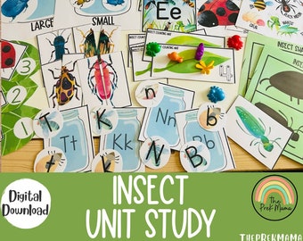 Insect Unit Study, Preschool Curriculum, Preschool Printable, Preschool Learning, Preschool Education, Montessori Materials, Homeschool