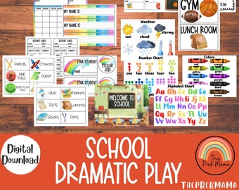 School Dramatic Play, Pretend Play, Classroom Dramatic Play, Playing School, Home Dramatic Play, Playroom, Teacher Dramatic Play