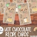 Hot Chocolate Recipe Cards, Montessori Materials, Sensory Bin, Preschool Printable, Homeschool Learning, Math Activity