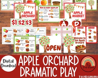 Apple Orchard Dramatic Play, Pretend Play, Classroom Dramatic Play, Home Dramatic Play, Playroom, Restaurant, Fall Classroom Décor
