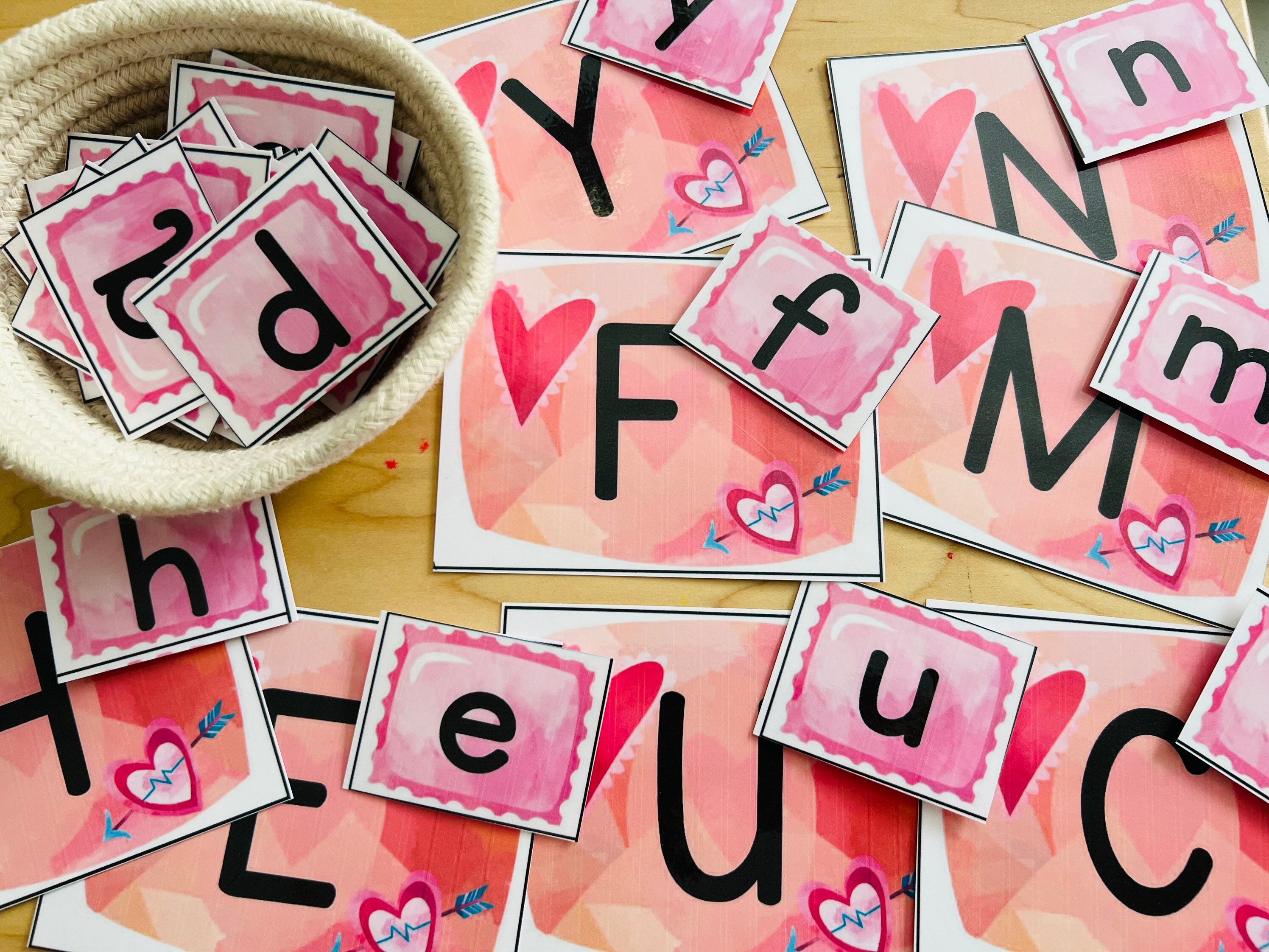 Envelope and Stamp Letter Match, Valentine's Day Preschool Printable ...