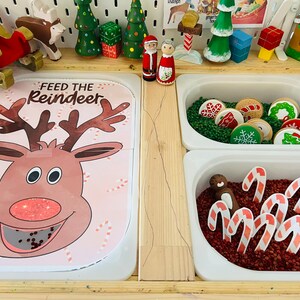 Feed the Reindeer Flisat Insert, Christmas Flisat Insert, Flisat Insert ...