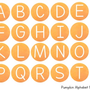 Pumpkin Alphabet Match, Montessori Materials, Homeschool Resources, Preschool Printable, Homeschool Learning, Fall Activity for Kids image 3