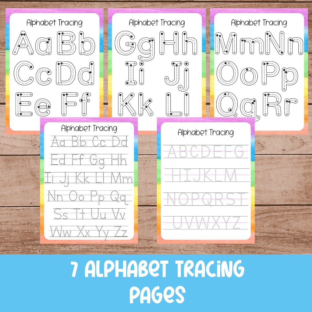 Preschool Handwriting Book Preschool Printable Homeschool - Etsy