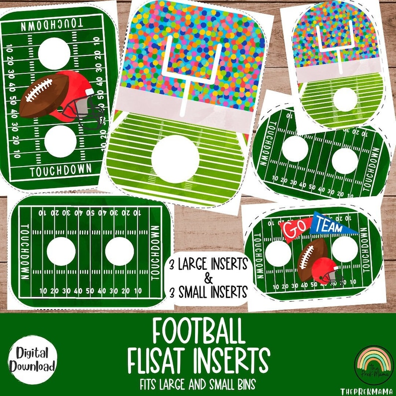 Football For Frame Insert Football Flisat Inserts, Flisat Table, Flisat Insert Printable, Flisat ...