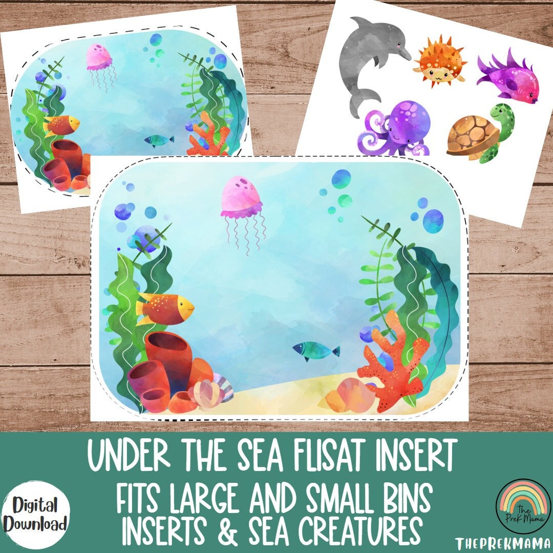Under the Sea Flisat Inserts, Flisat Table, Flisat Insert Printable ...