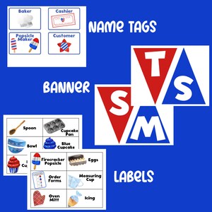 4th of July Sweet Shop Dramatic Play, Pretend Play, Classroom Dramatic ...