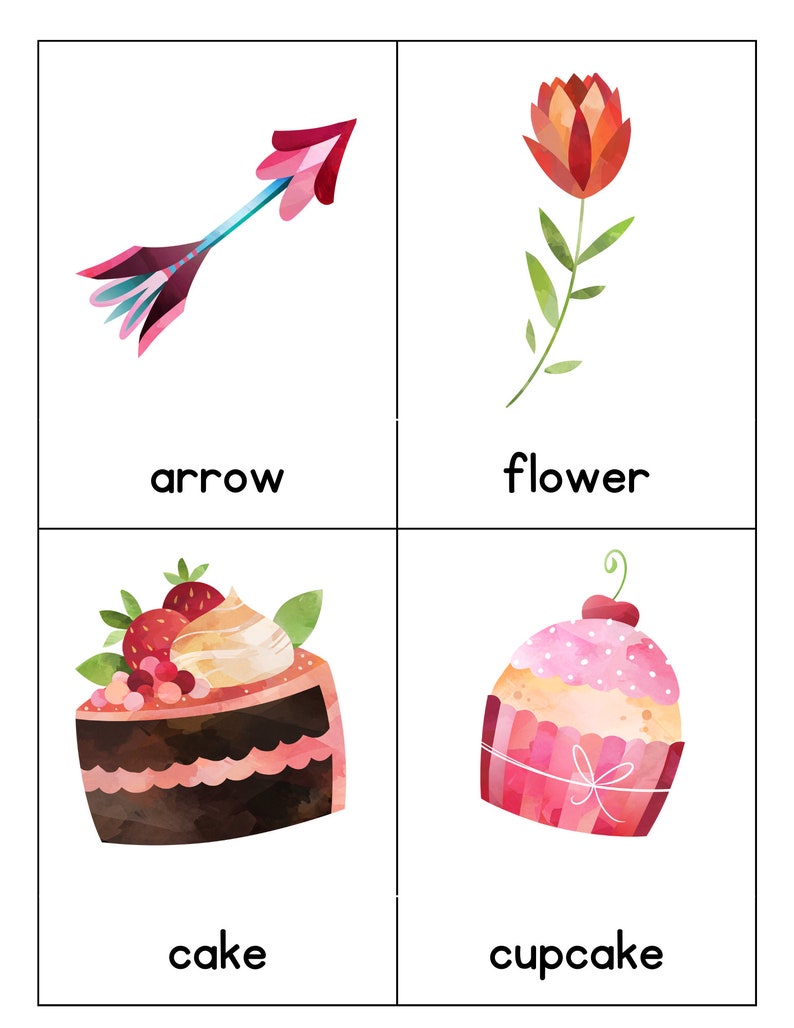 Montessori 3 Part Valentine's Day Cards, Montessori Curriculum ...