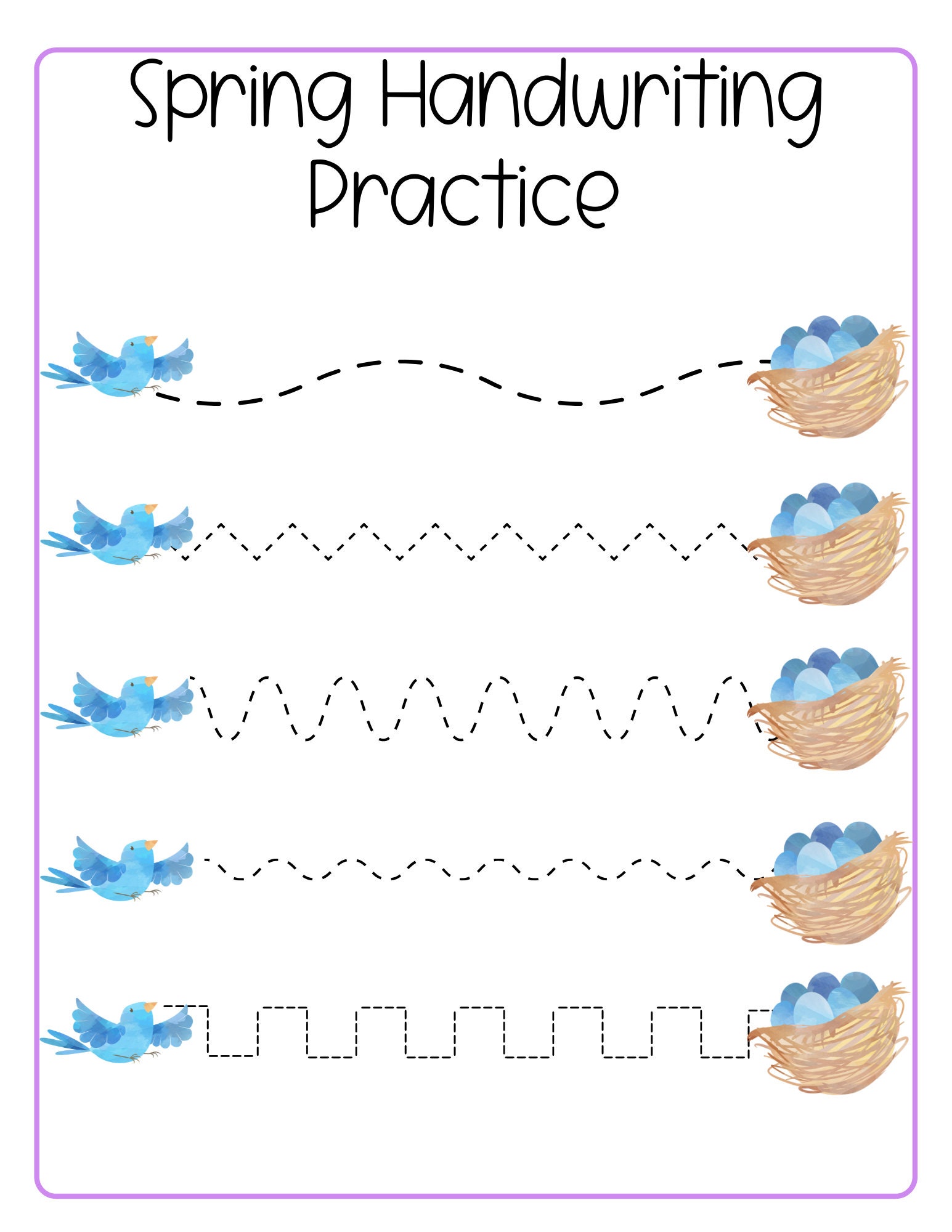 spring-preschool-packet-preschool-worksheets-preschool-printable-kindergarten-homeschool-toddler-printable-kindergarten-spring-print-etsy