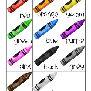 Color Sorting Cards, Preschool Worksheet, Preschool Printable, Learning ...