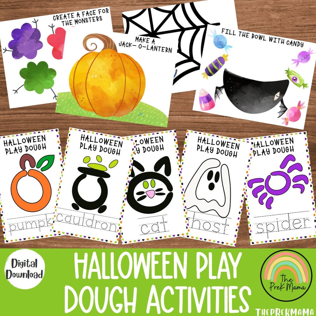 Halloween Play Dough Activities Halloween Preschool