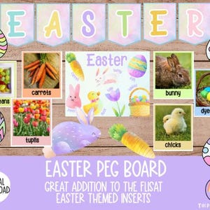 Easter Peg Board, Easter Posters, Easter Preschool, Easter Flisat Table, Sensory Table, Easter Activities, Flisat Peg Board