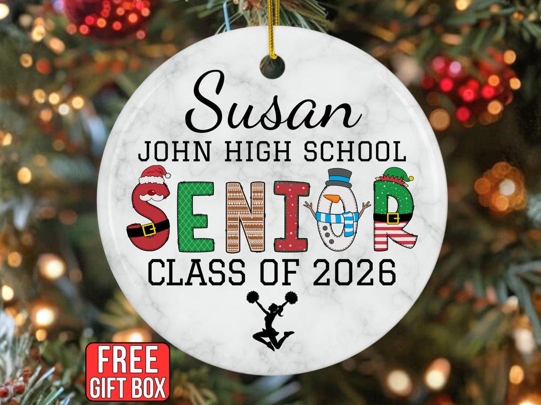 High School Senior Ornament Personalized 2026 Senior Ornament High ...