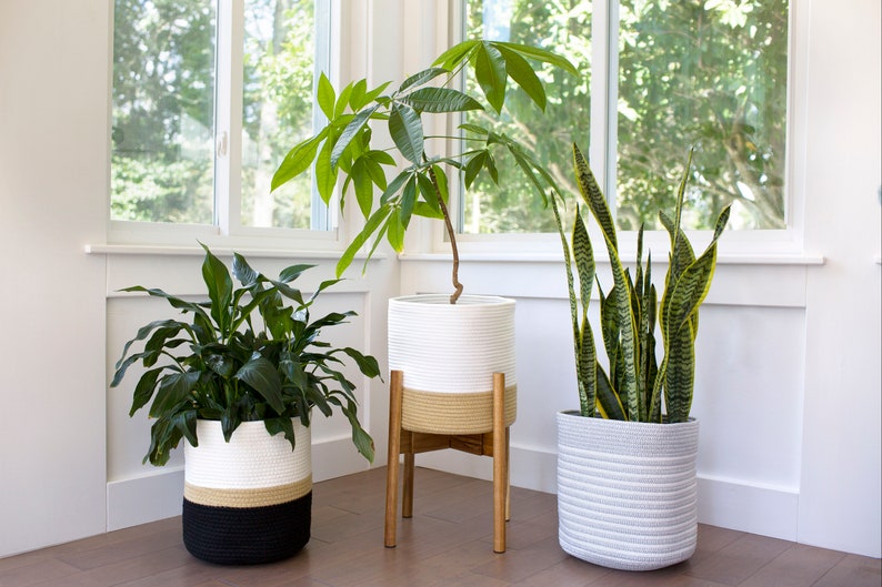 Large Plant Basket Plant Pot Cover 11 Basket Indoor Etsy