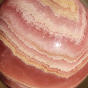 Stunning 22mm RHODOCHROSITE SPHERE plus I always include extra goodies
