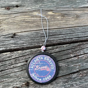 Atlanta Braves Car Freshie, Braves Car Freshie, Car Freshie, Atlanta Braves, Car Freshies, 3in Circle Freshie