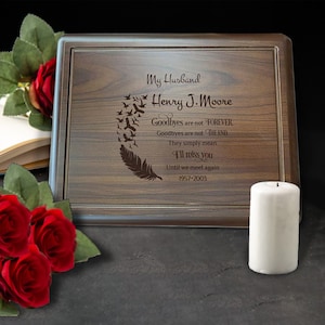 Husband Memorial Plaque,  In Memory of Spouse Bereavement Gift, Remembrance Gifts for Loss Of Husband, Sympathy Gift for Widow Wife
