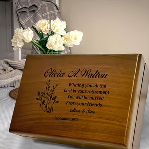 Retirement Gifts for Women, Retirement Memory Box, Retirement Present for Her, Retirement Gift Box, Retirement Gift for Coworker