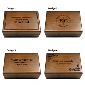 Personalized Memory Box: Custom Memento Box, Wedding Day Memory Gift