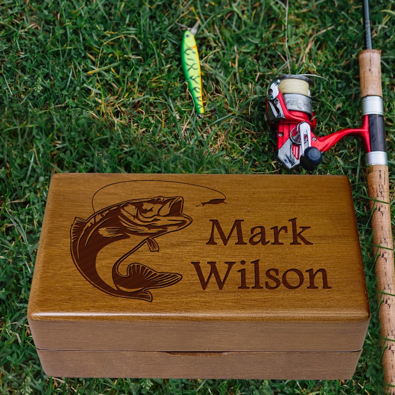 Handmade Wooden Fly Fishing Tackle Box -  Aspera Design