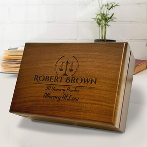 Lawyer Appreciation: Personalized Lawyer Keepsake Box