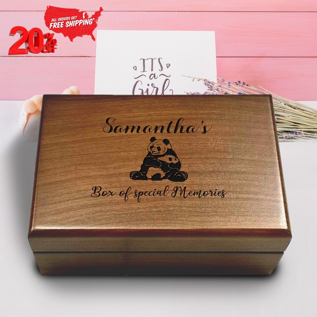 BABY BIRTH KEEPSAKE Box, First Birthday Memory Box, Keepsake Box New