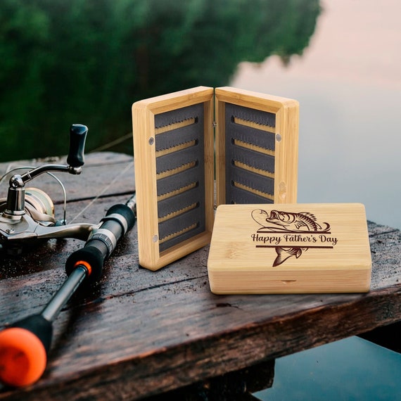 Fishing Box, Fishing Tackle Box, Engraved Fishing Lures, Fishing