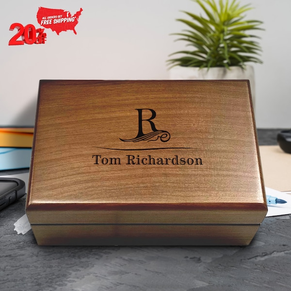 With Lock Men's Jewelry Boxes Lace Favour Luxury Mens Jewelry