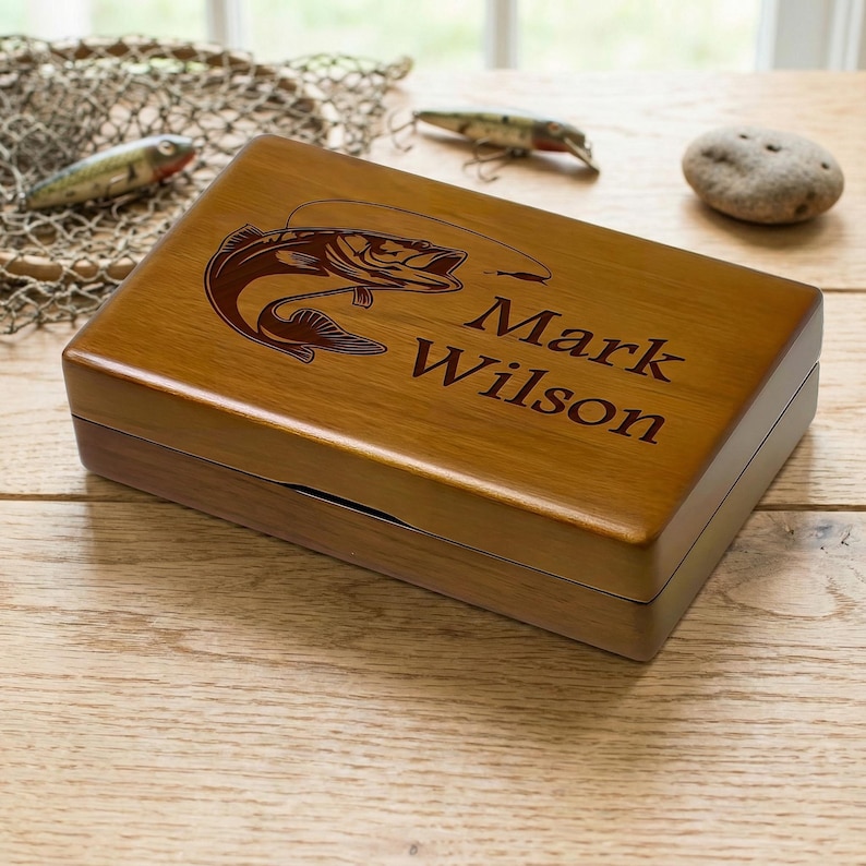 Custom Tackle Box: Wooden Box For Lure And Bait