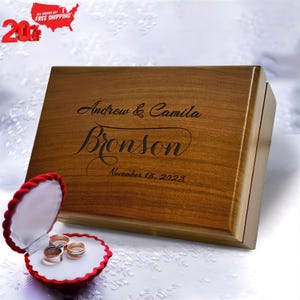 Wedding Keepsake Box, Personalized Keepsake Box, Custom Gift Box, Gift Box for Couples, Wedding Memory Box, Bride and Groom Gifts