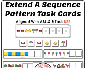 Extend A Sequence Pattern Task Cards