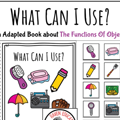What Can I Use an Adapted Book About the Functions of Objects - Etsy