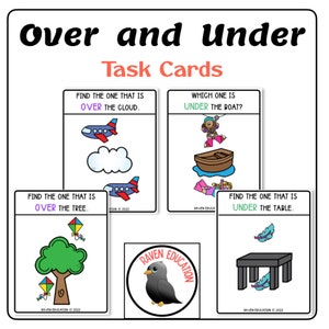 Tarjetas de tareas SUPERIORES y DEBAJOS