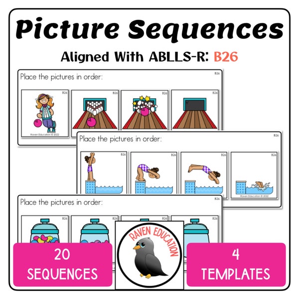 20 Picture Sequences (Aligned With ABLLS-R B26)