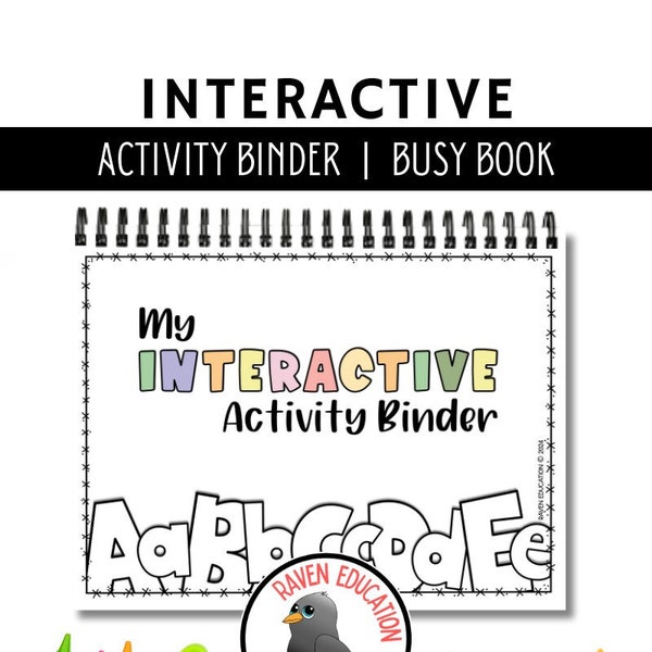 My Interactive Activity Binder | Special Education | Busy Book | Adapted Book | Independent Work