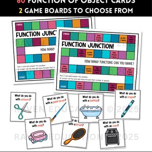 Function Junction! A Functions of Objects Board Game (special Education ...