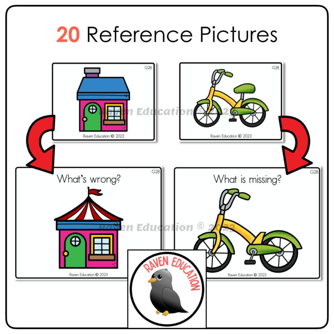 Incorrect Labeled Label Missing or Incorrect Features Task Cards (aligned With ABLLS-R ...