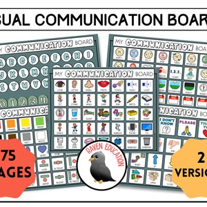 Visual Communication Boards (Autism, Nonverbal, Special Education, Speech Therapy)