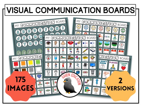 Visual Communication Boards (Autism, Nonverbal, Special Education, Speech Therapy)