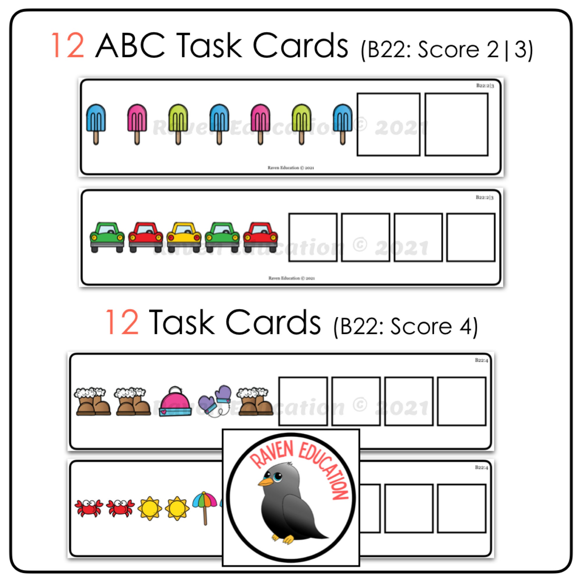 Extend A Sequence Pattern Task Cards - Etsy