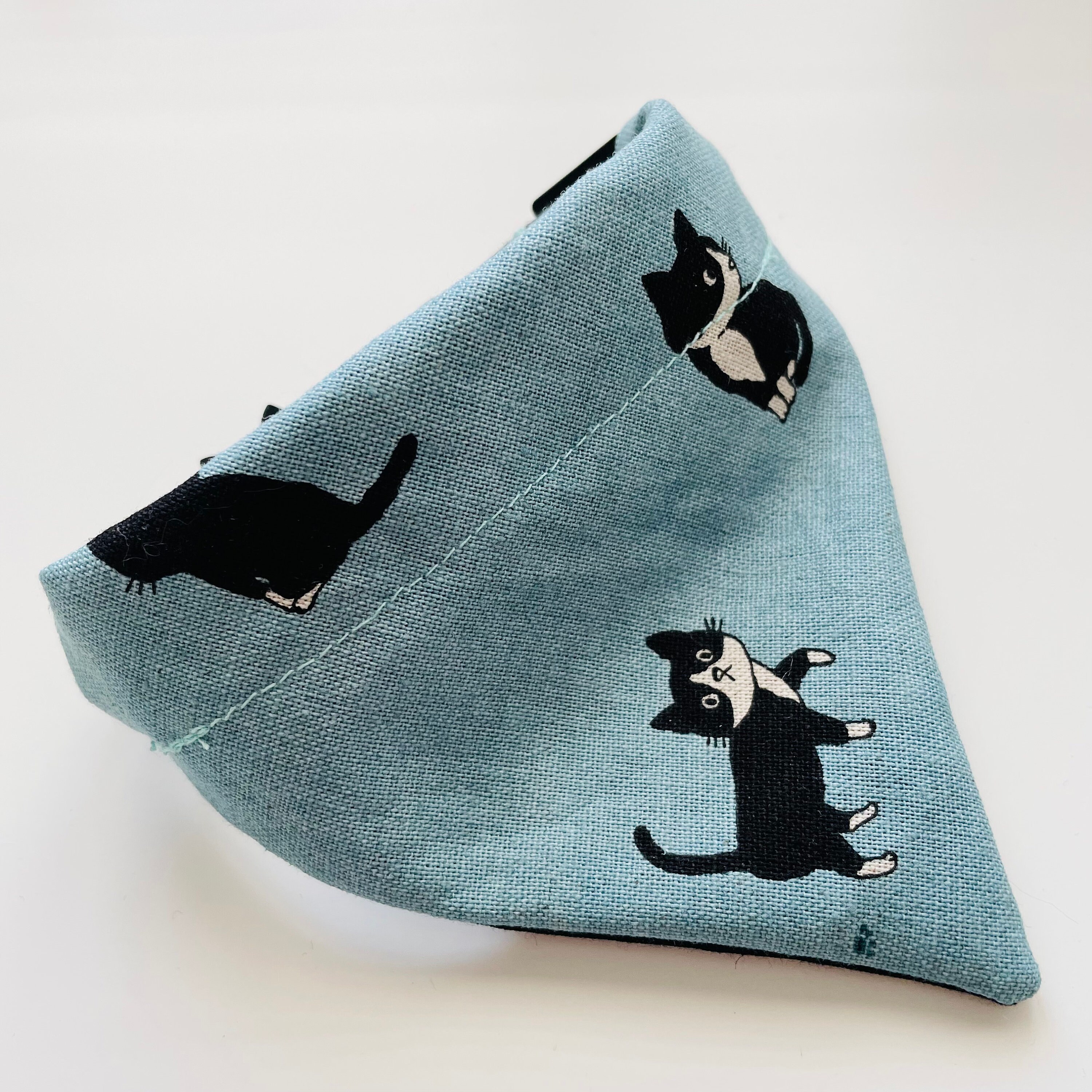 Black and White Cat Bandana Collar, Pet Accessories, Kitten Cat ...