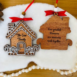 Bouvier Des Flandres Gingerbread House Christmas Ornament - Delightf