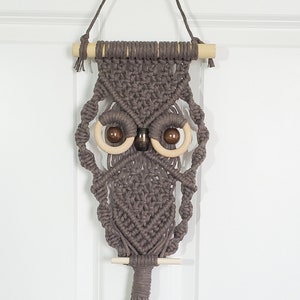 Handmade Owl Wall Hanging - Recycled Cotton in Multiple Color Options!