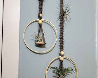 Macrame Air Plant Holder - for 2!