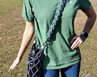 Handmade Macrame Beverage Carrier Set